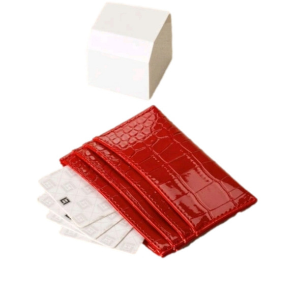 Red Croc Emily Multi Card Holder - Picture 4 of 4